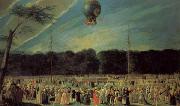 Antonio Carnicero The  Ascent of a Montgolfier Balloon USA oil painting artist